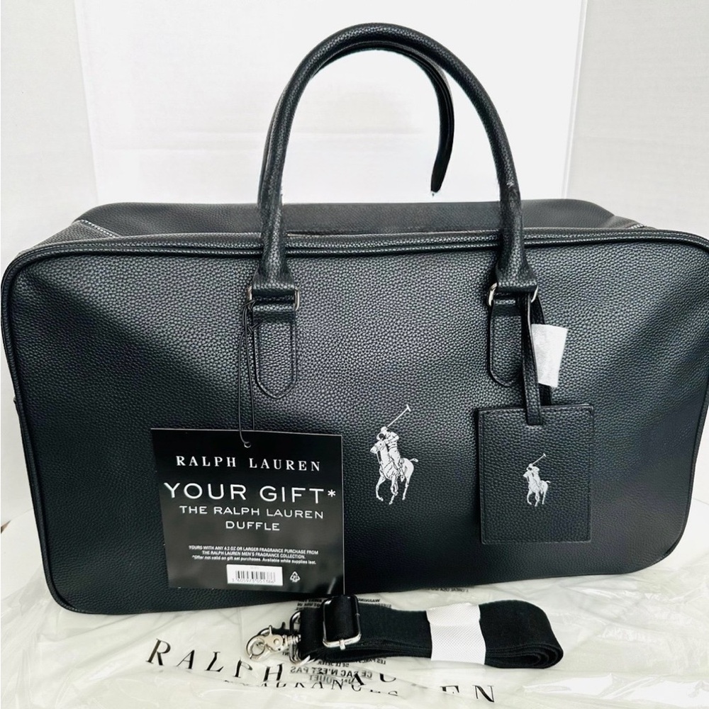 Ralph Lauren Classic Black Duffel Bag